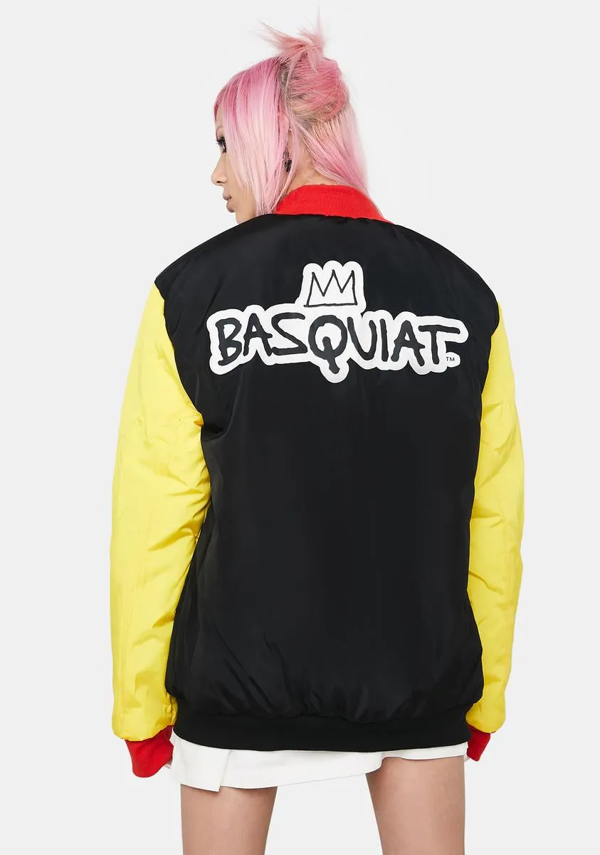 Basquiat Reversible Bomber Jacket
